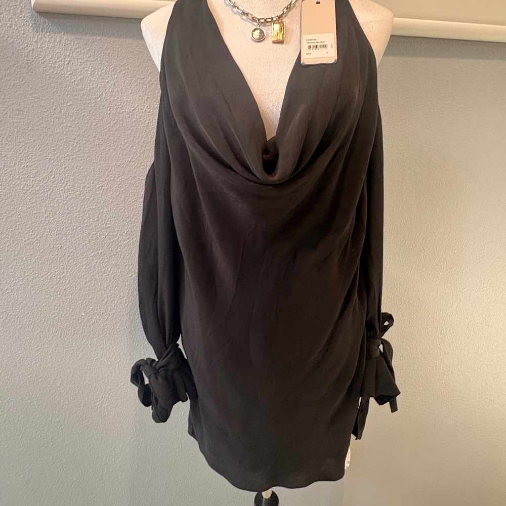 NWT!!  REVOLVE - Keepsake twin peaks cold shoulder mini dress